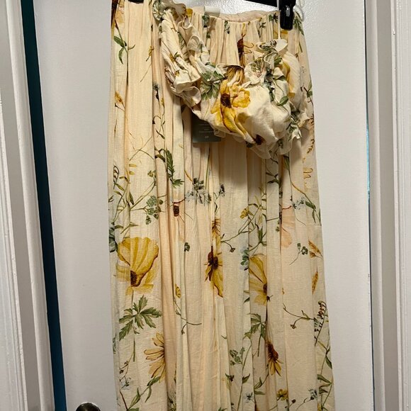 BLOGGER'S FAVE - Wildflower Set Floral Bandeau + Skirt H&M NWT - Picture 5 of 6